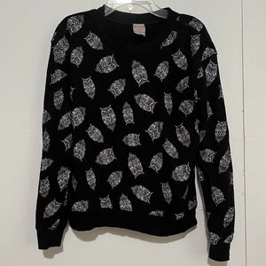 XS No Boundaries Pajama Top, Owl Print